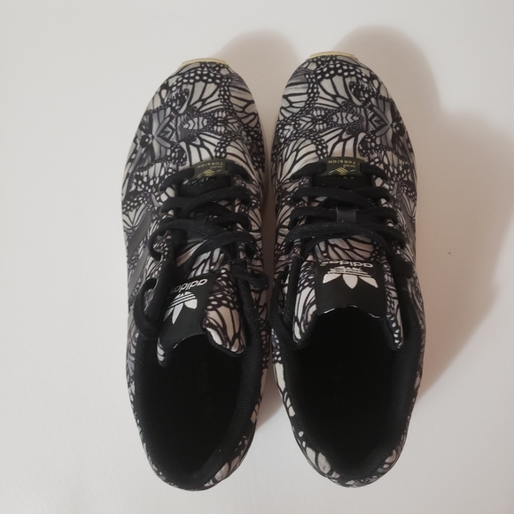 Adidas ZX Flux Torsion rare camo running shoes mens size 8.5 womens size 10 - Picture 4 of 10